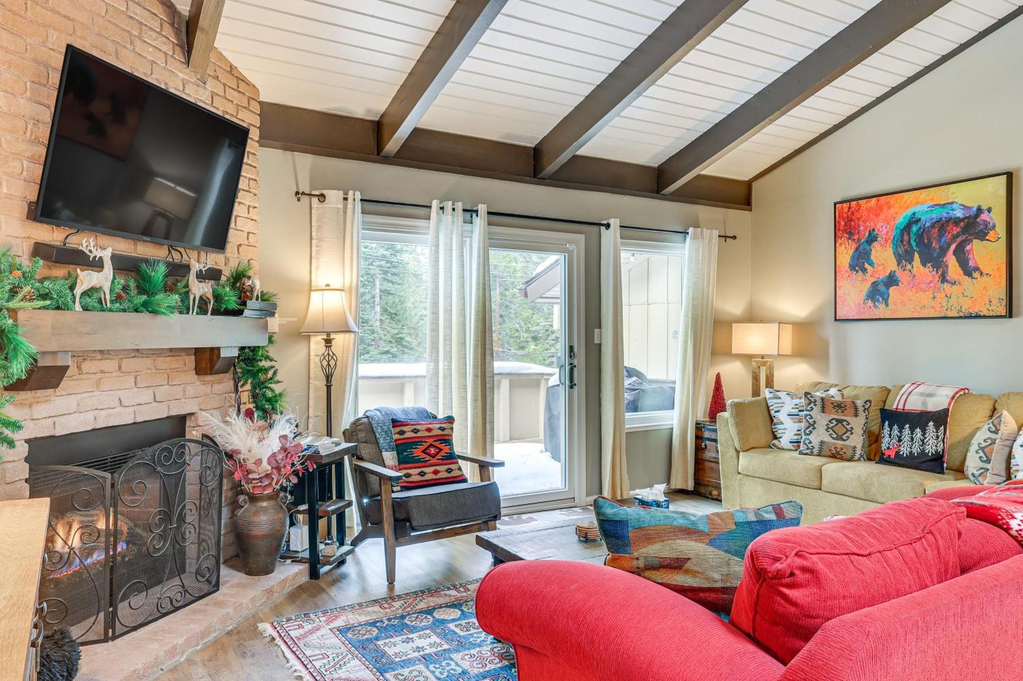 Incline Village Condo With Deck 1 Mi To Lake Tahoe Exteriör bild